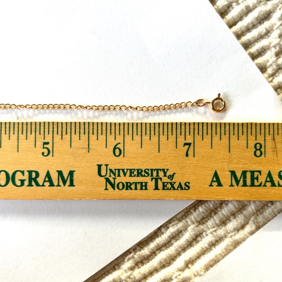 1980s Avon sentimental accent golden chain bracelet with heart and faux pearl - Picture 14 of 15